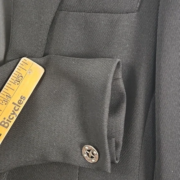 Vintage Women's Francesca Mammoliti Longline Black Blazer Jacket - Picture 13 of 14